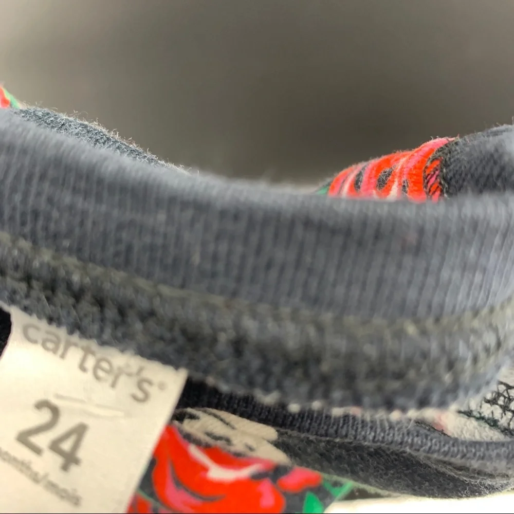 Carter’s floral sweatshirt - 24 months